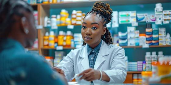Soudia Promo SARL — portrait-woman-working-pharmaceutical-industry