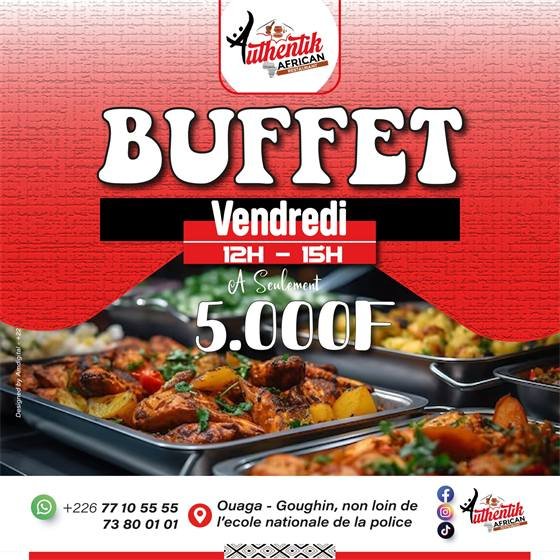 Authentik African Restaurant Ouaga — buffet 02
