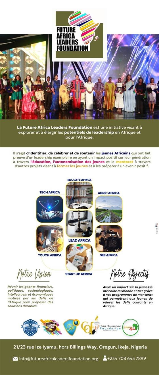 Femme d'Impact & Future Africa Leaders Foundation — Kakemono Futur africa leaders foundation