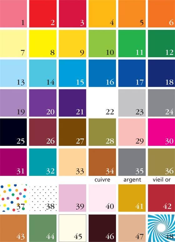 Panga Sphère — Palette de couleur