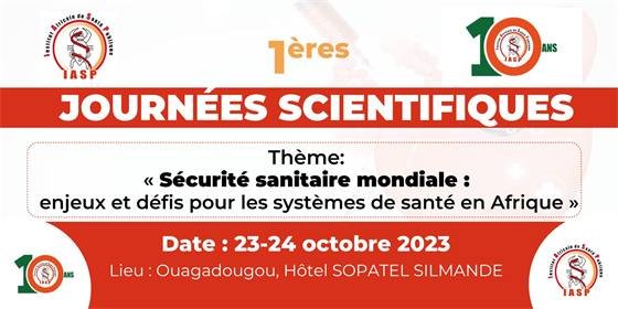IASP – Institut Africain de Santé Publique — Journée Scientifique IASP