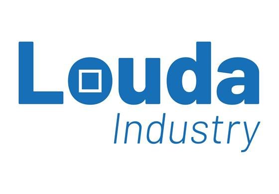 Forum minier – Plaque & partenaires — Logo Louda Industry(Blanc & Couleur)