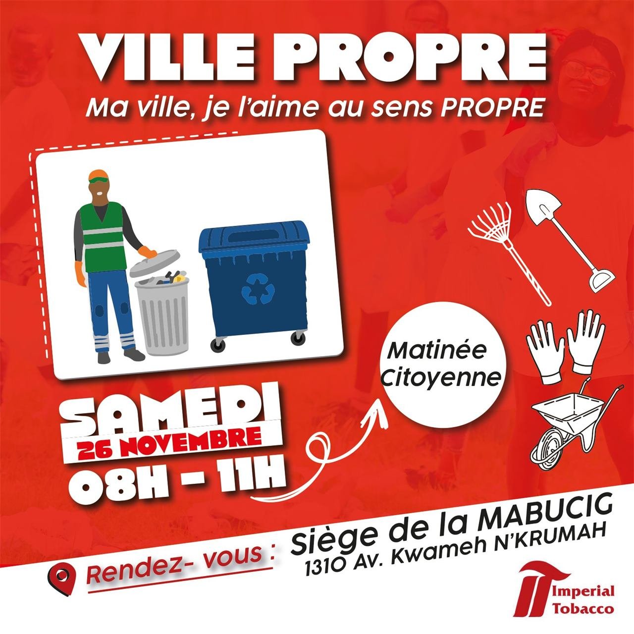 Imperial Tobacco – Journée propre