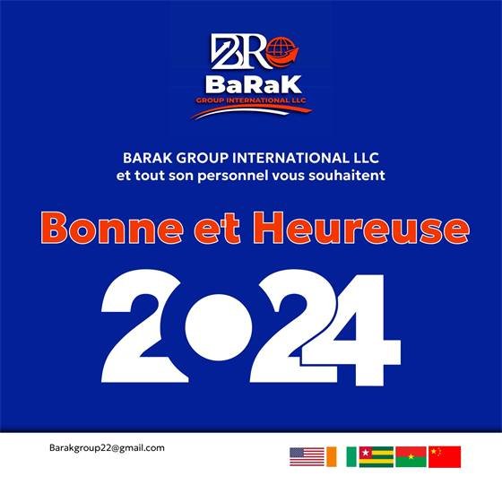 Barak Group International LLC — bonne et heureuse 2024 barak group