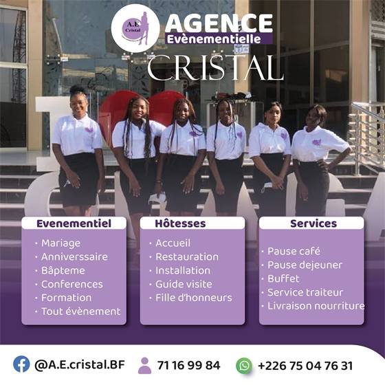 Agence Événementielle Cristal — AE Crystal
