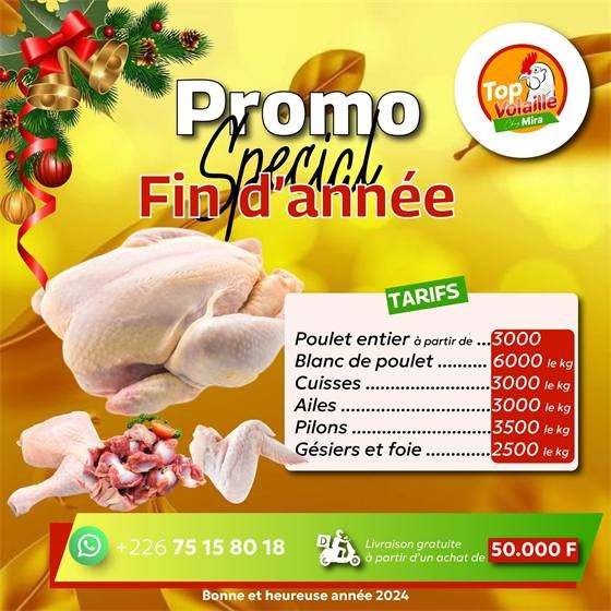 Top Volaille chez Mira — TOP VOLAILLE CHEZ MIRA