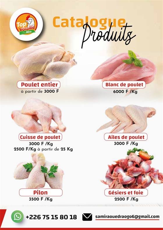 Top Volaille chez Mira — Catalogue 1P