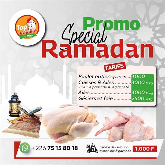 Top Volaille chez Mira — Top volaille chez Mira Ramadan