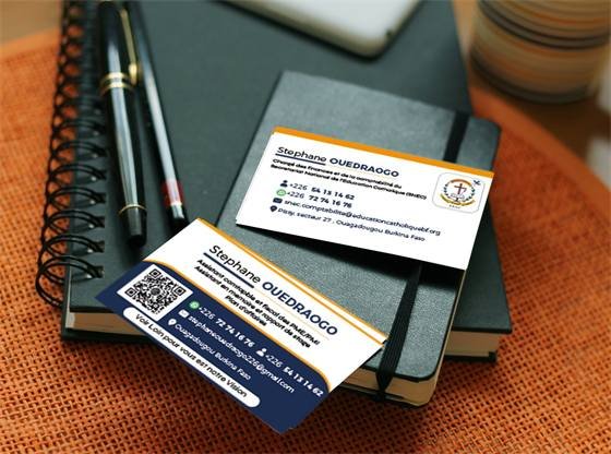 Stéphane OUÉDRAOGO — Cartes de visite Stephane OUEDRAOGO